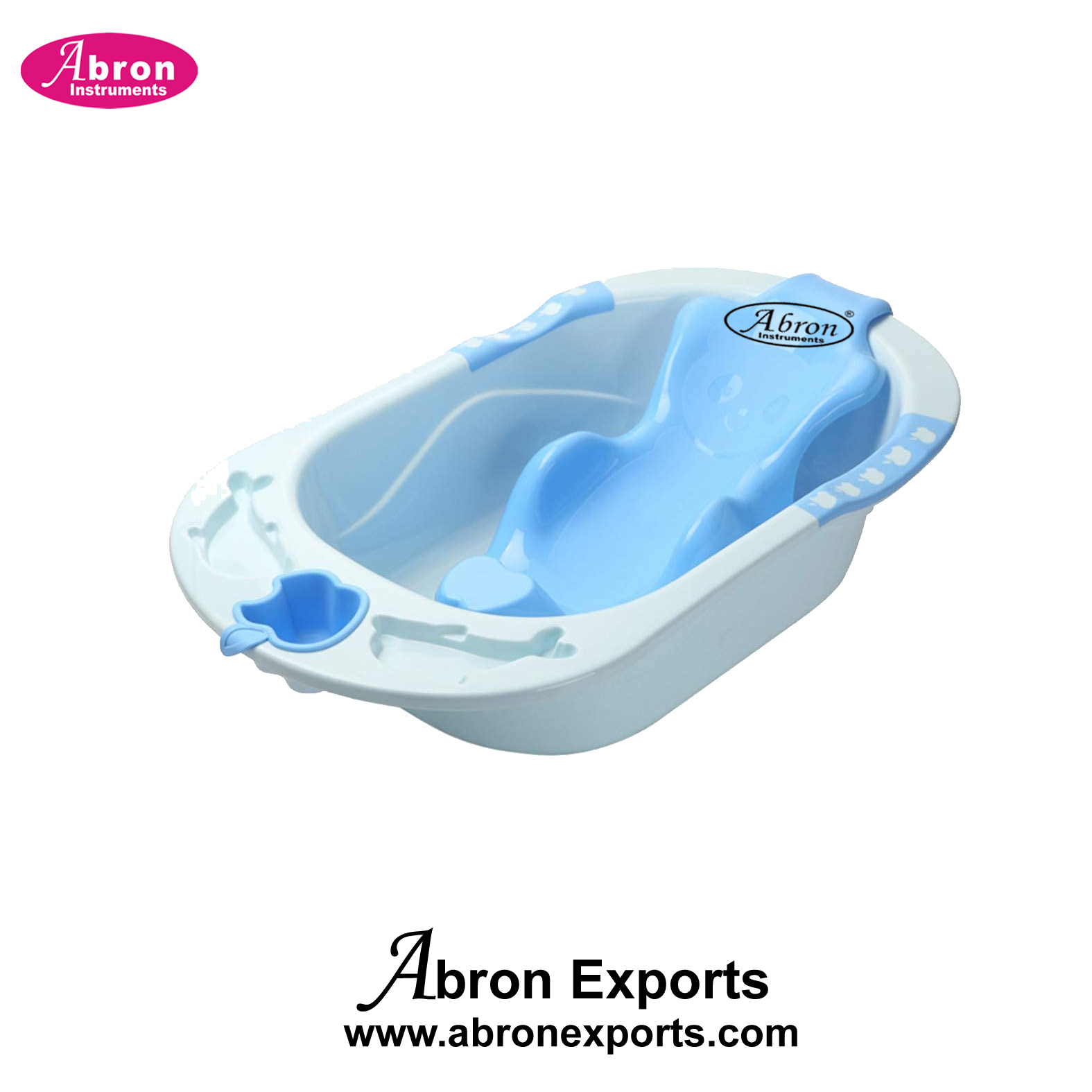 Baby Bathroom Plastic Tub and Sling 87cm x50cm x21cm ABS Material Anti Skid 1 set Abron ABM-2548T 